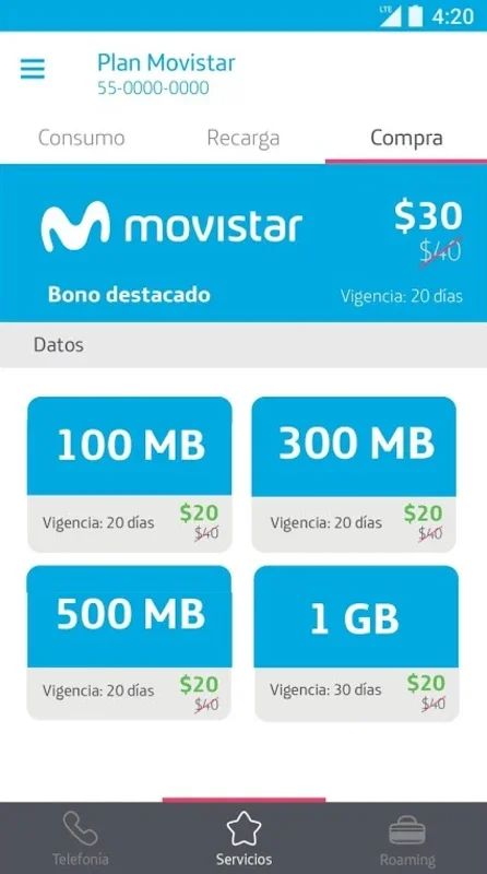 Movistar MX for Android - Manage Services Effortlessly