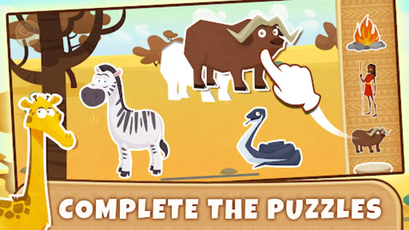 Africa Animals Games for Kids for Android - Enhance Creativity