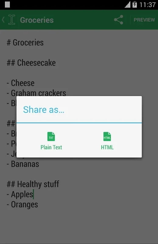 Writeily: Markdown Text Editor for Android - No Download Required