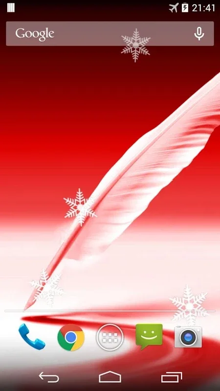 Feather Live Wallpaper for Android - Dynamic and Elegant