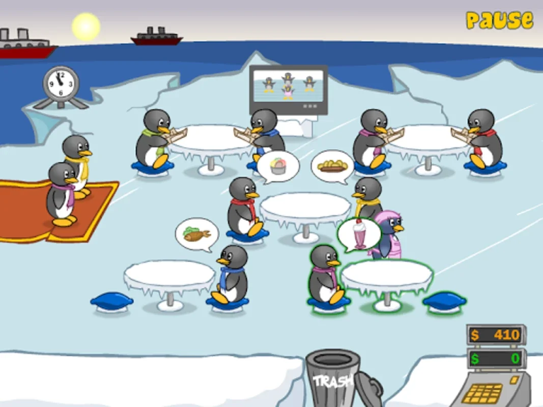 Penguin Diner for Android - Manage a Diner in the Antarctic