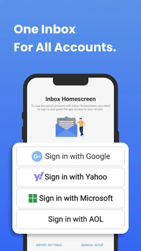 Inbox Homescreen for Android - Centralize Email Accounts