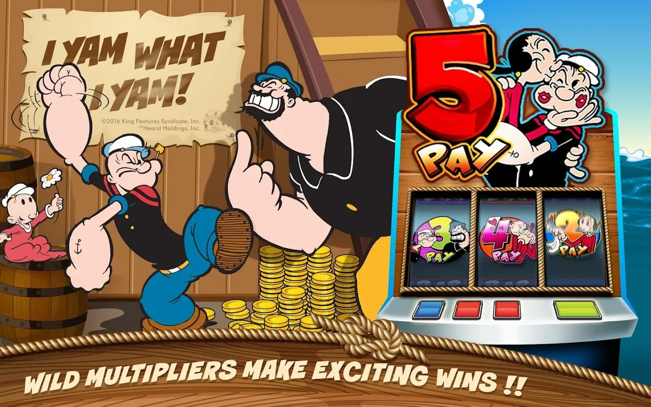 Popeye Slots for Android: Exciting Slot Experience