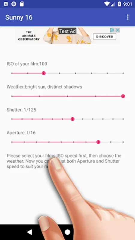 Sunny 16 - replace lightmeters for Android: Accurate Light Measurement