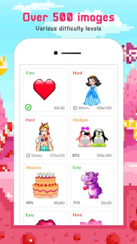 Cute Pixel Art Color by Number for Android - Download the APK from AppHuts