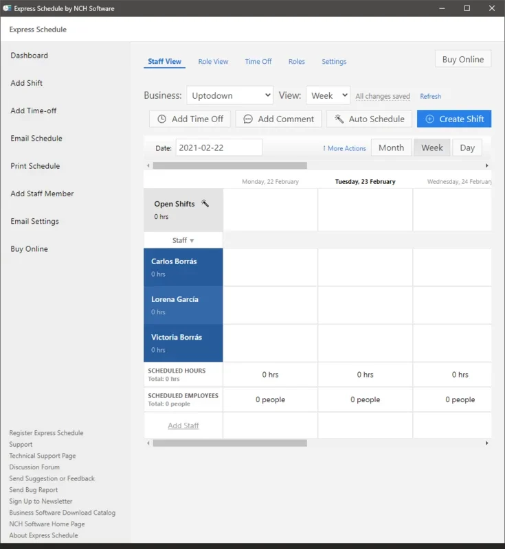 Express Schedule Employee Scheduling Software for Windows - Streamline Workforce Management