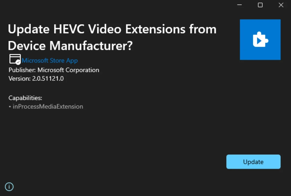 HEVC Video Extensions from Device Manufacturer for Windows: Efficient Video Playback