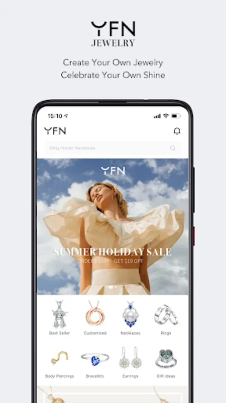 YFN-Personalize Jewelry Online for Android: Personalized with AR Preview