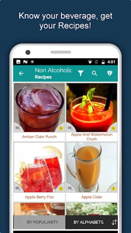 Mocktails, Smoothies, Juices for Android - Rich Beverage Options