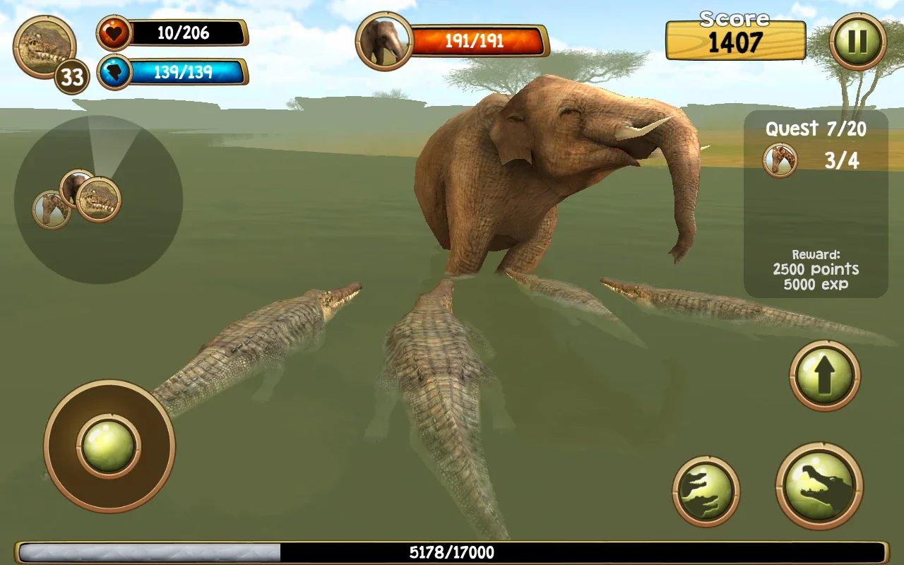 Wild Crocodile Simulator 3D for Android - No Download Needed, Play Now