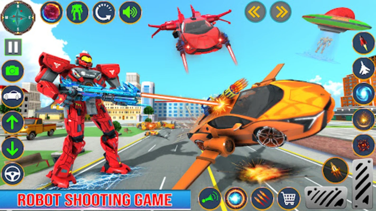 Flying Taxi Robot Game for Android - Download the APK from AppHuts