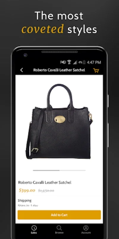 Gilt for Android: Unbeatable High-End Fashion Deals