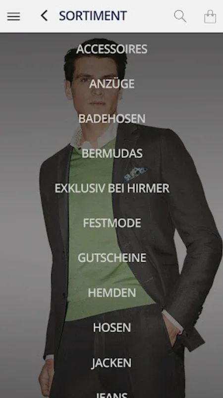 HIRMER for Android - Men's Fashion Hub