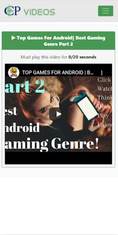 CP Videos for Android - Stay Updated with Game Releases