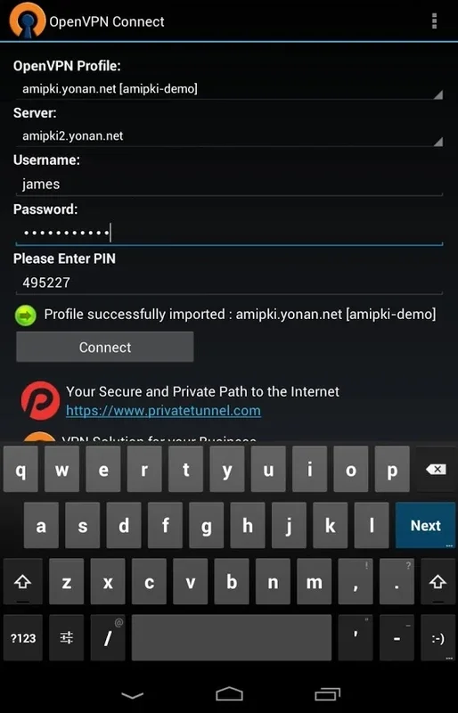 OpenVPN Connect for Android: Secure VPN on Mobile