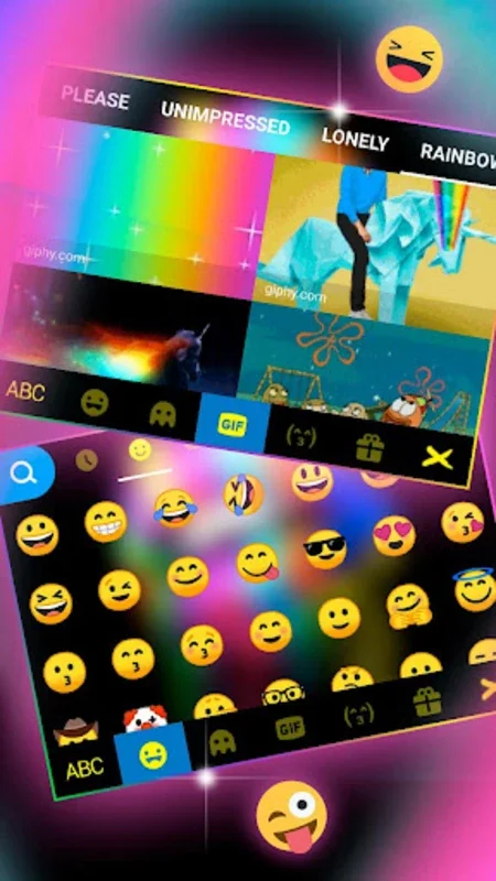 Rainbow Drip Lips Keyboard The for Android: Enhance Typing