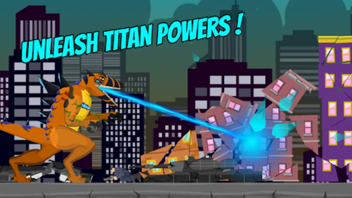 Hybrid Titan Raptor Rampage for Android - Cosmic Dinosaur Rampage