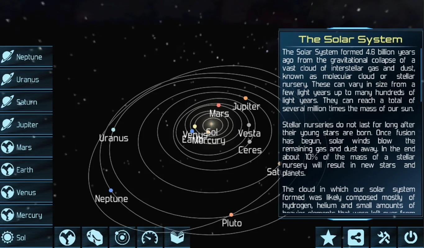 Solar Explorer HD for Android - Explore the Solar System