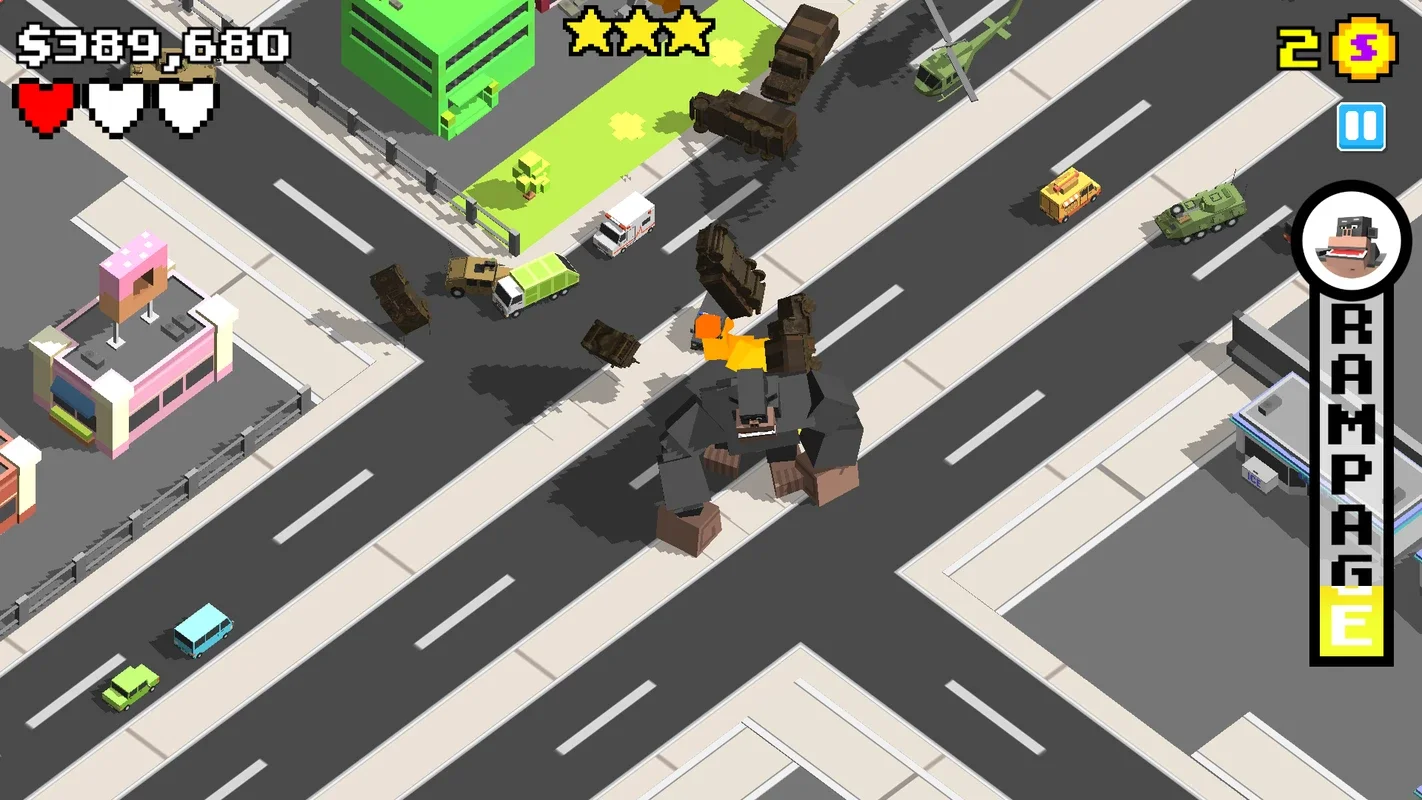 Smashy City for Android - Monstrous City - Wreaking Havoc