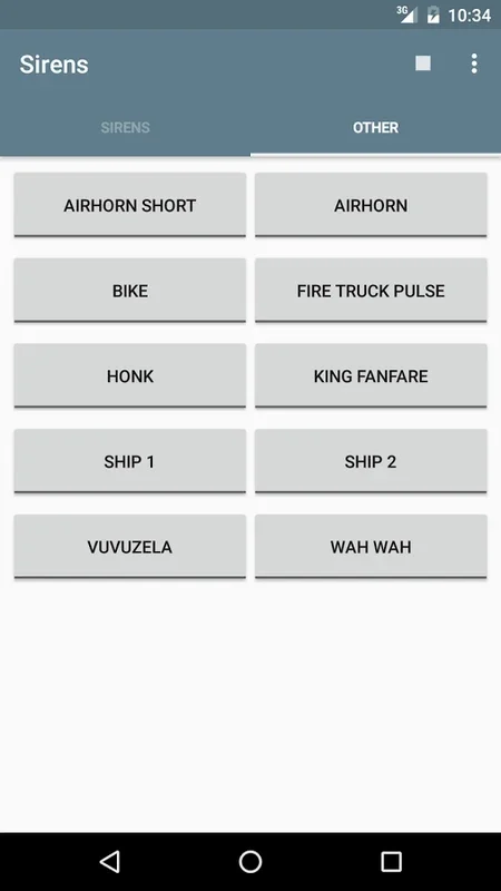 Sirenes for Android - Versatile Soundboard