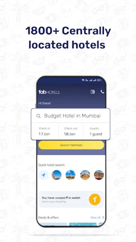 FabHotels: Android App for Effortless Hotel Bookings