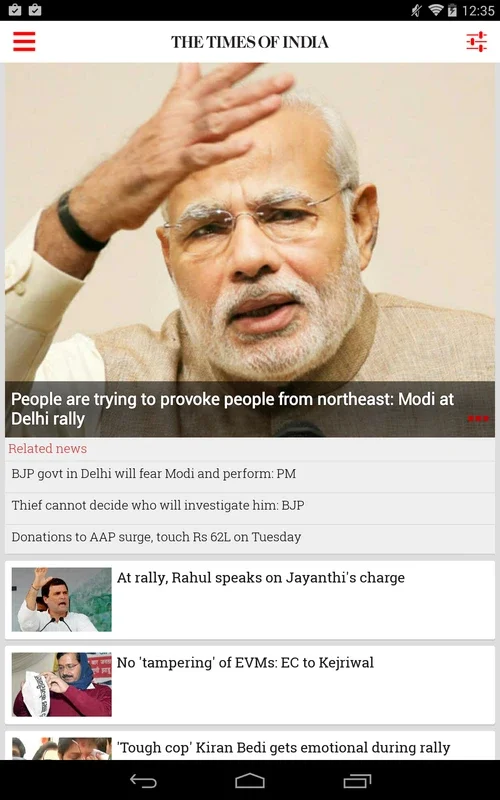 Times Of India for Android - Stay Informed with Real-time News