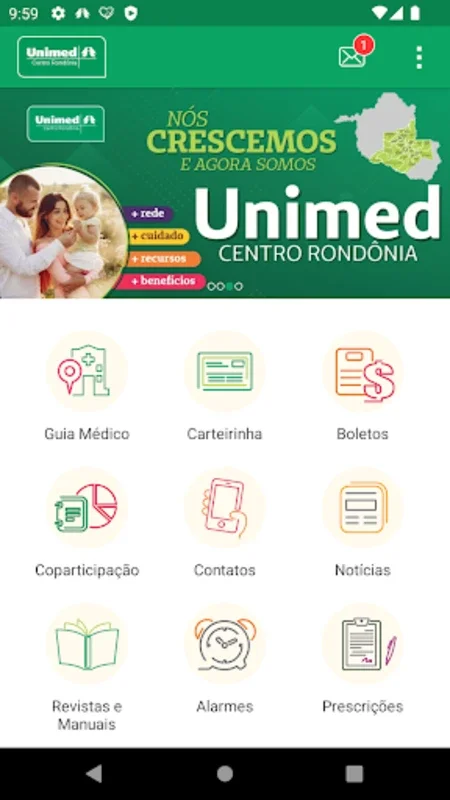 Unimed Centro Rondônia - Cliente for Android - Navigate Healthcare Easily