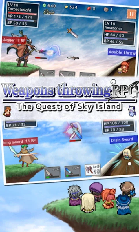 Weapons Throwing RPG for Android - Strategic Sky Battles