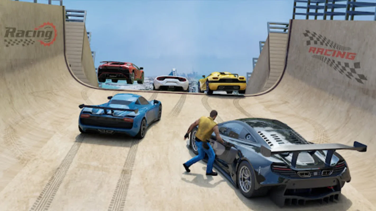 Mega Car Stunt Race 3D Game for Android: Thrilling Stunts