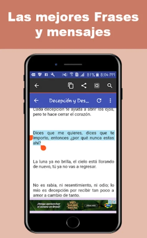 Despedida de Amor Frases co for Android - Express Your Emotions