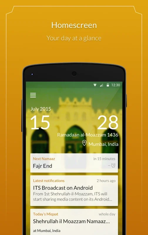 ITS for Android: Harmonizing Faith and Daily Life