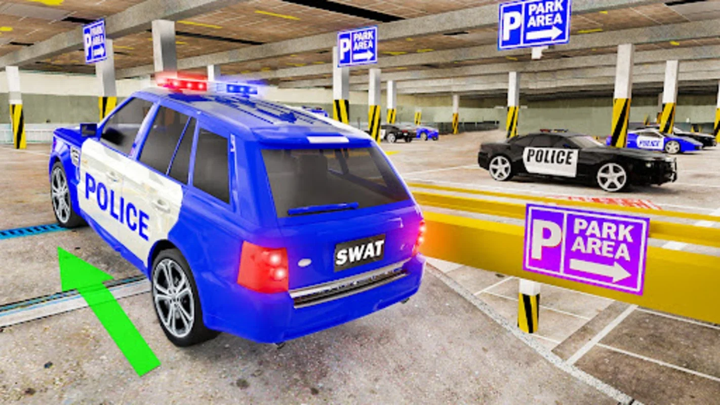 Master Precision Parking with Multi Level Police Car Parking for Android