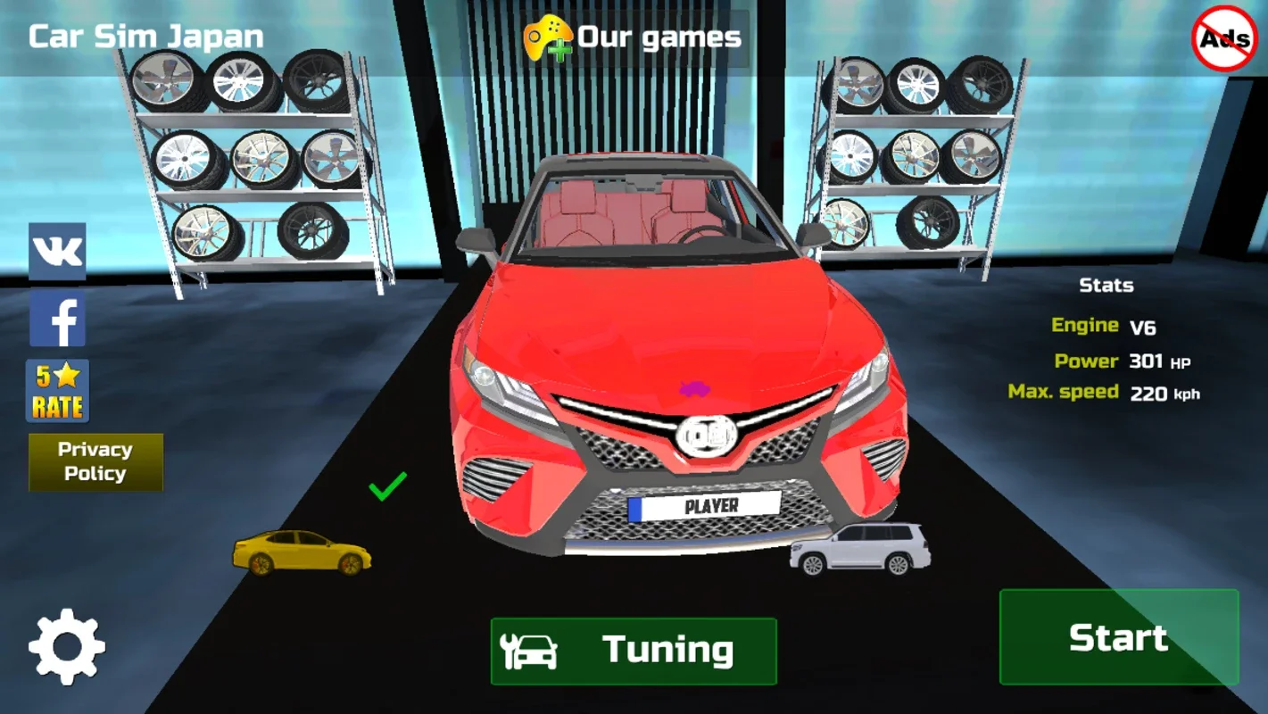 Car Sim Japan for Android - Drive Freely in a 3D City