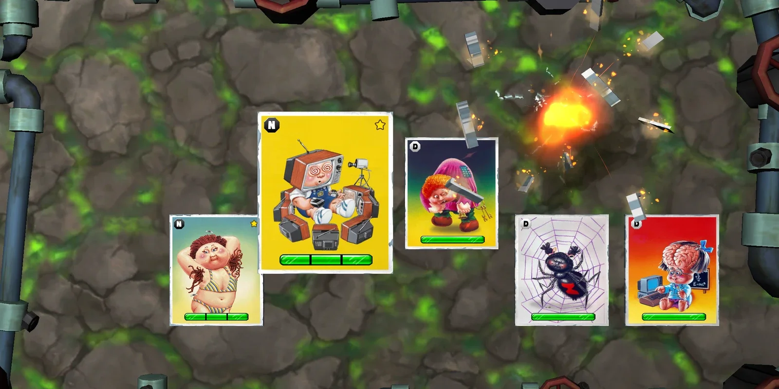 Garbage Pail Kids: The Game for Android - Engaging Challenges