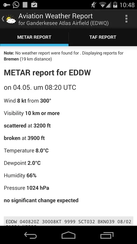 Aviation Weather for Android: Essential Pilot Tool