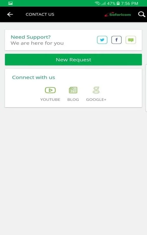 mySafaricom for Android: Manage Your Profile and Rate