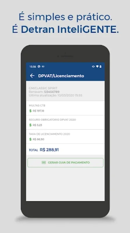 Detran/PR InteliGENTE for Android: Streamlining Vehicle Management