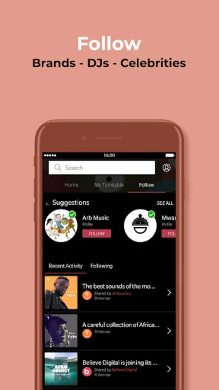 Deedo - African & International for Android: Explore Vast Music Collection