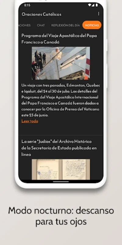 Oraciones Católicas for Android - Rich Prayer Library