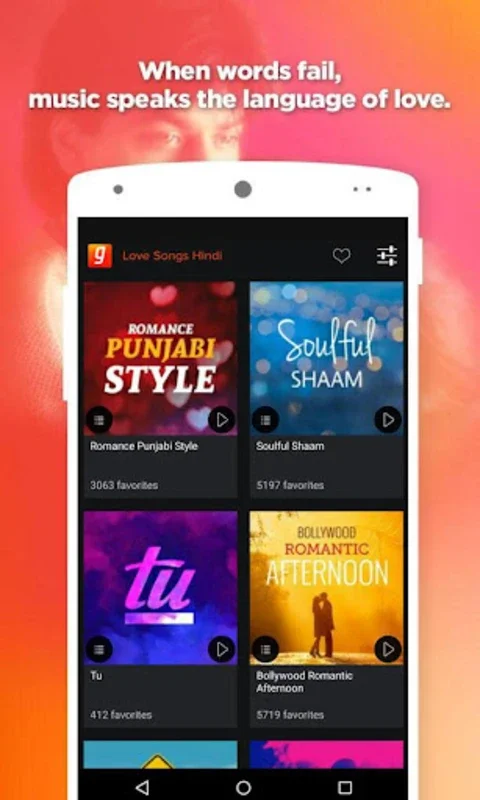 Love Songs Hindi for Android - Effortless Streaming