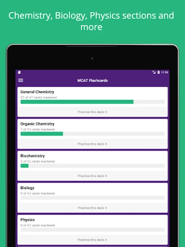 MCAT Prep: MCAT Flashcards for Android - Enhance Your Preparation