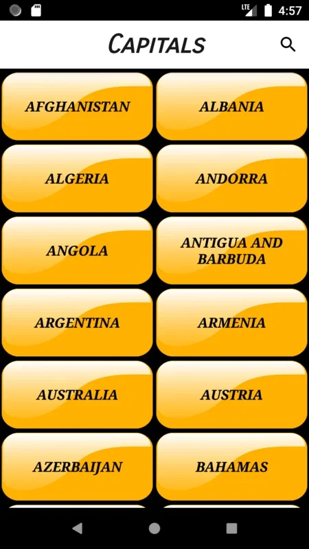Capitales for Android - Explore World Capitals