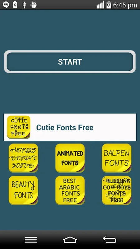 Cutie Fonts Free for Android - Personalize with Style