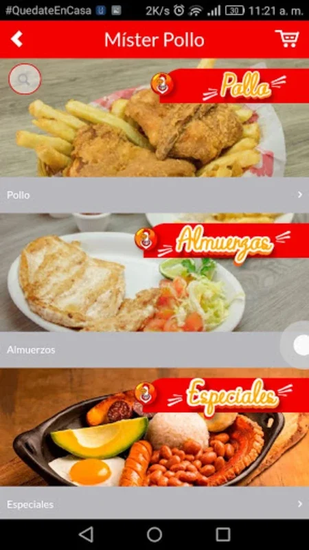 Míster Pollo for Android - Delicious Southwestern Colombian Cuisine