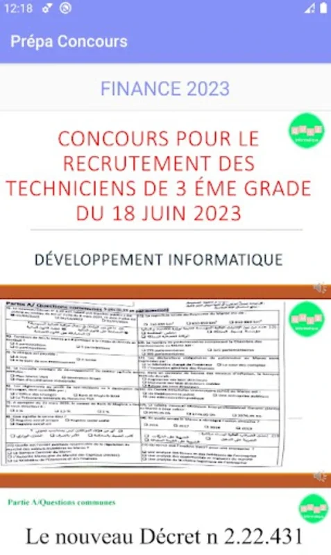 Prépa Concours for Android - Boost Your Recruitment Exam Readiness