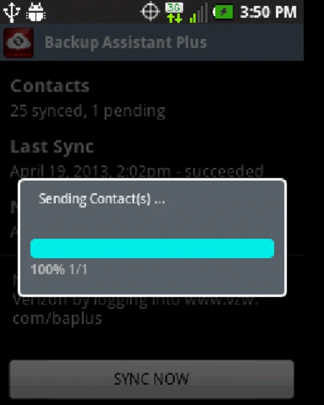 Backup+ Contacts for Android: Secure Contact Backup