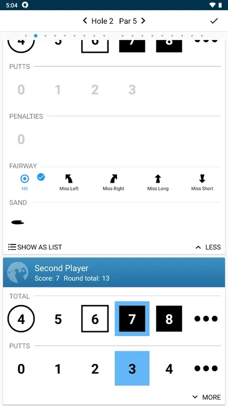 Golf Pad for Android - Track Your Matches Easily