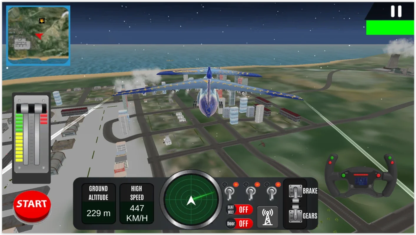 City Airplane Flight Simulator for Android - Thrilling Missions Awaits