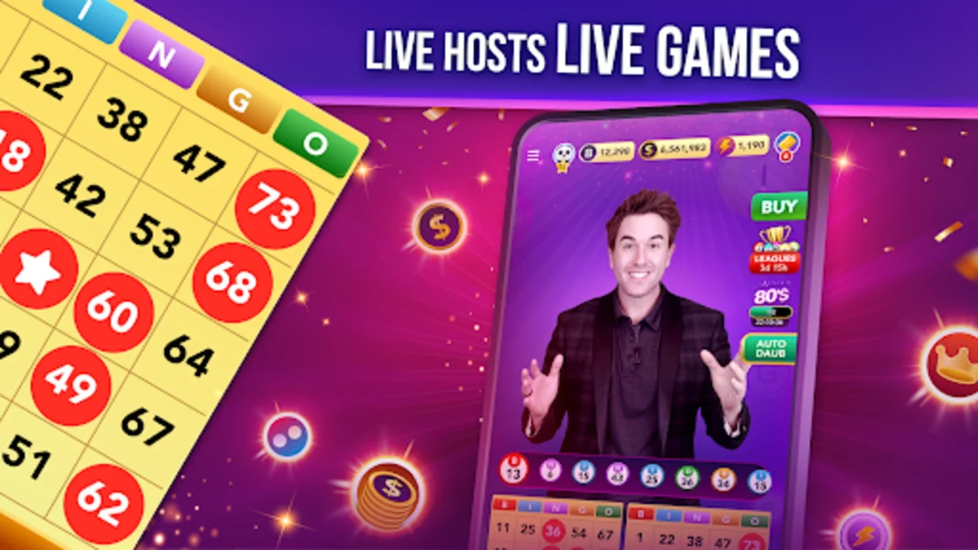 Live Play Bingo: Real Hosts for Android - Unbeatable Bingo Fun