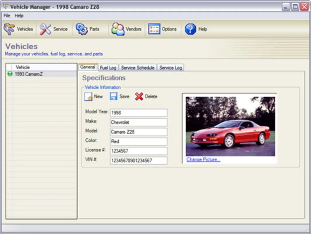 Vehicle Manager 2006 Fleet Edition for Windows: Streamline Fleet Management